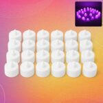 Flameless LED Tealights, Smokeless Plastic Decorative Candles - Led Tea Light Candle For Home Decoration, Diwali (Pac...