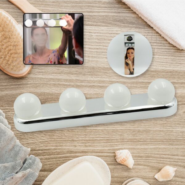 Portable LED Makeup Mirror Light Kit