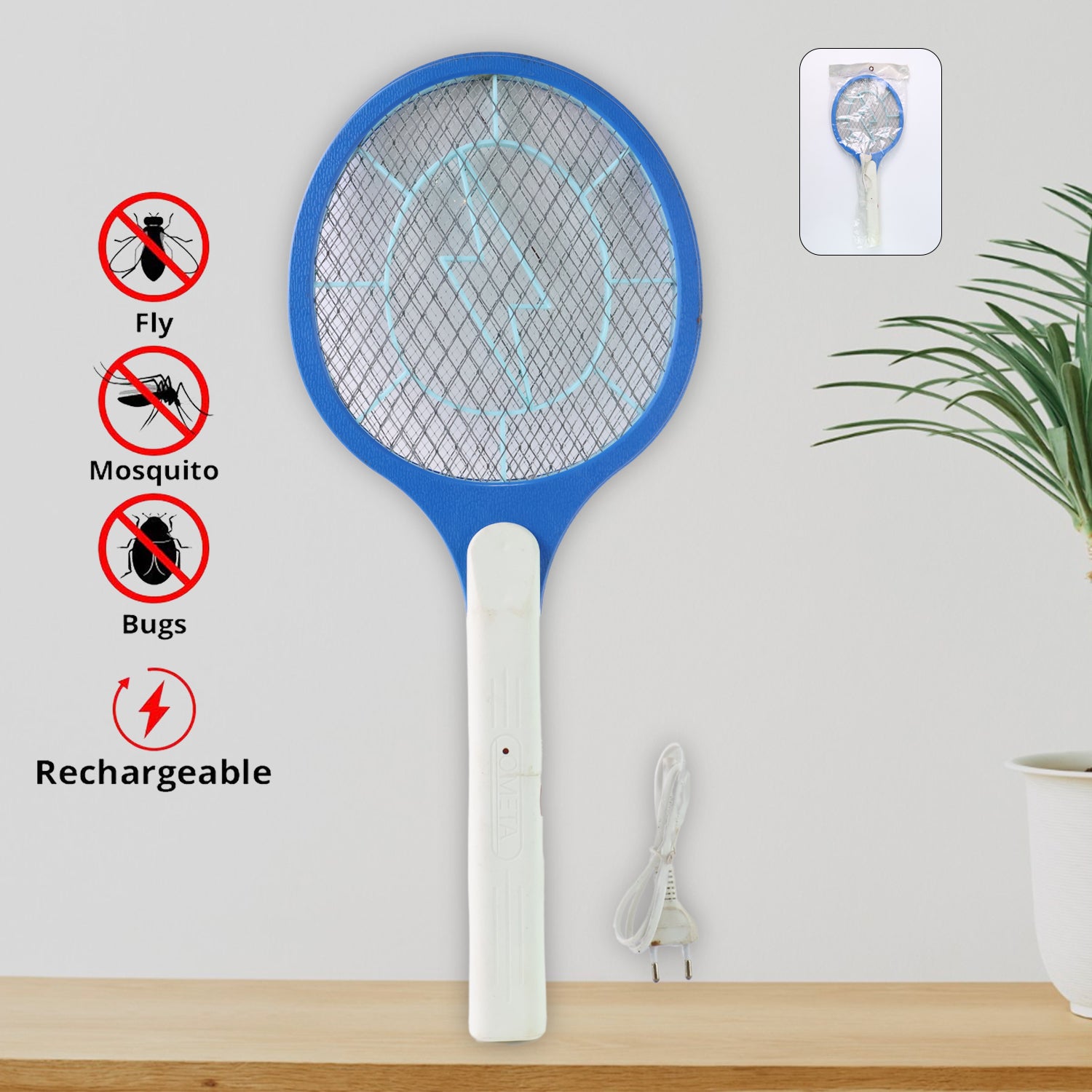 01_a964cea9-2457-4cf4-9425-f6f0f819c937.jpg Anti Mosquito Racquet Rechargeable Insect Killer Bat with LED Light - Image 1