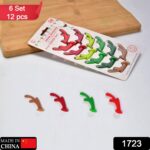 Silicone Deer Drink Marker, Safe Wine Glass Identification Tag 16PCS - With Dupatta by Nari Haat, Indian ethnic wear,...