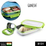 stainless Steel Lunch Pack for Office & School Use - With Dupatta by Nari Haat, Indian ethnic wear, women clothing, d...