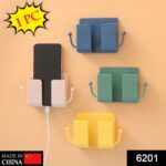 1 Pc Wallmount Mobile Stand With Hook - With Dupatta by Nari Haat, Indian ethnic wear, women clothing, designer suit