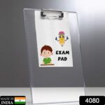 Transparent Premium Exam Pad with Centimeter Measuring Side for Students - With Dupatta by Nari Haat, Indian ethnic w...