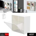 4037Adhesive Wall Mounted Flip Storage Box Holder Small Object Storage Case ( 1 pcs ) - Image 2