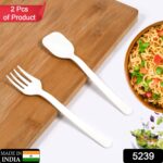 Plastic Forks & spoon Cutlery-Utensils( pack of 2) - With Dupatta by Nari Haat, Indian ethnic wear, women clothing, d...