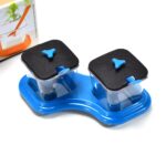 2-Piece Dining Stand with Pickle Jar, Spice Tray & Spoons - Back View by Nari Haat, Indian ethnic wear, women clothin...