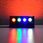 Mini Laser Projector Low Par Light 4 LED RGBW Stage Lighting Laser Light - Closeup Embroidery by Nari Haat, Indian et...