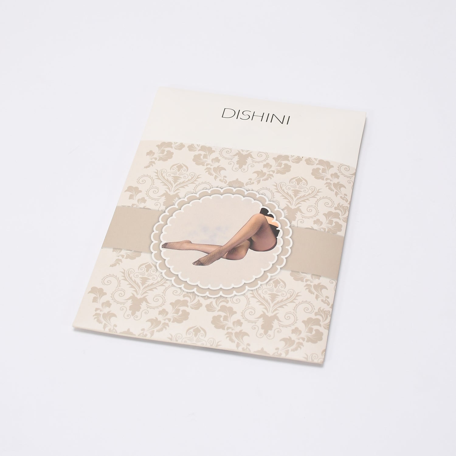 02_14f7a1e6-9fc2-46cc-ada1-fd2a8a75224e.jpg White Dot Body Stocking Cloth with Elastic – Soft Stretch Material Cloth - Front View by Nari Haat, Indian ethnic w...