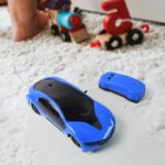 Remote Control Fast Modern Racing Car 3D Light with Go Forward And Backward - Closeup Embroidery by Nari Haat, Indian...