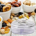 Round Smiley Multi Purpose 4 Compartment Box For Home & Kitchen Use - Front View by Nari Haat, Indian ethnic wear, wo...