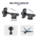 Car Dashboard Mobile Phone Holder – 3-in-1 Adjustable Smartphone Mount - Back View by Nari Haat, Indian ethnic wear...