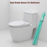 Plastic Hard Bristle Broom for Bathroom Floor Cleaning – Wet & Dry Scrubbing - Image 3