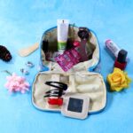 PORTABLE MAKEUP BAG WIDELY USED BY WOMEN’S FOR STORING THEIR MAKEUP EQUIPMENT’S AND ALL WHILE TRAVELLING AND MOVING. - Image 6