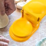 Dumpling Skin Press Mould for Gujiya Ghughra Momos 2 in 1 Dumpling Maker - Closeup Embroidery by Nari Haat, Indian et...