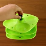 3 Layer Idli Stand for Holding and Serving Idlis (Household Kitchen Use) - Back View by Nari Haat, Indian ethnic wear...