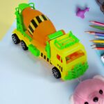 Cement Mixer Truck Pushback Toy For kids - Front View by Nari Haat, Indian ethnic wear, women clothing, designer suit