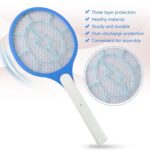 Anti Mosquito Racquet Rechargeable Insect Killer Bat with LED Light - Image 3