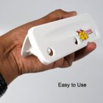 3 Pin Plastic Cloth hanger, Wall Door Hooks Rail for Hanging Clothes. - Image 4