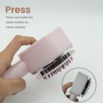 Air Cushion Massage Brush with Long Handle & Self-Cleaning Detangling Comb - Full Detail by Nari Haat, Indian ethnic ...