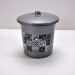 Large Capacity Plastic Bathroom Set of 7 Pc - Fabric Detail by Nari Haat, Indian ethnic wear, women clothing, designe...