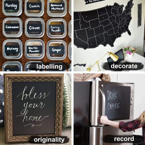 Erasable Chalkboard Wall Sticker