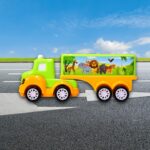 Small Green and yellow Toy Truck. - Front View by Nari Haat, Indian ethnic wear, women clothing, designer suit