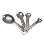 Stainless Steel Measuring Spoons Set - 4pcs, Anti-Rust for Kitchen & Baking - Image 4