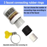 Kitchen Faucet Water Filter Tap Purifier - 4 Layer Activated Carbon for Clean Water - Sleeve Design by Nari Haat, Ind...