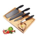 Stainless Steel Chef Knife Set, 5pc Kitchen Cutlery - Image 5