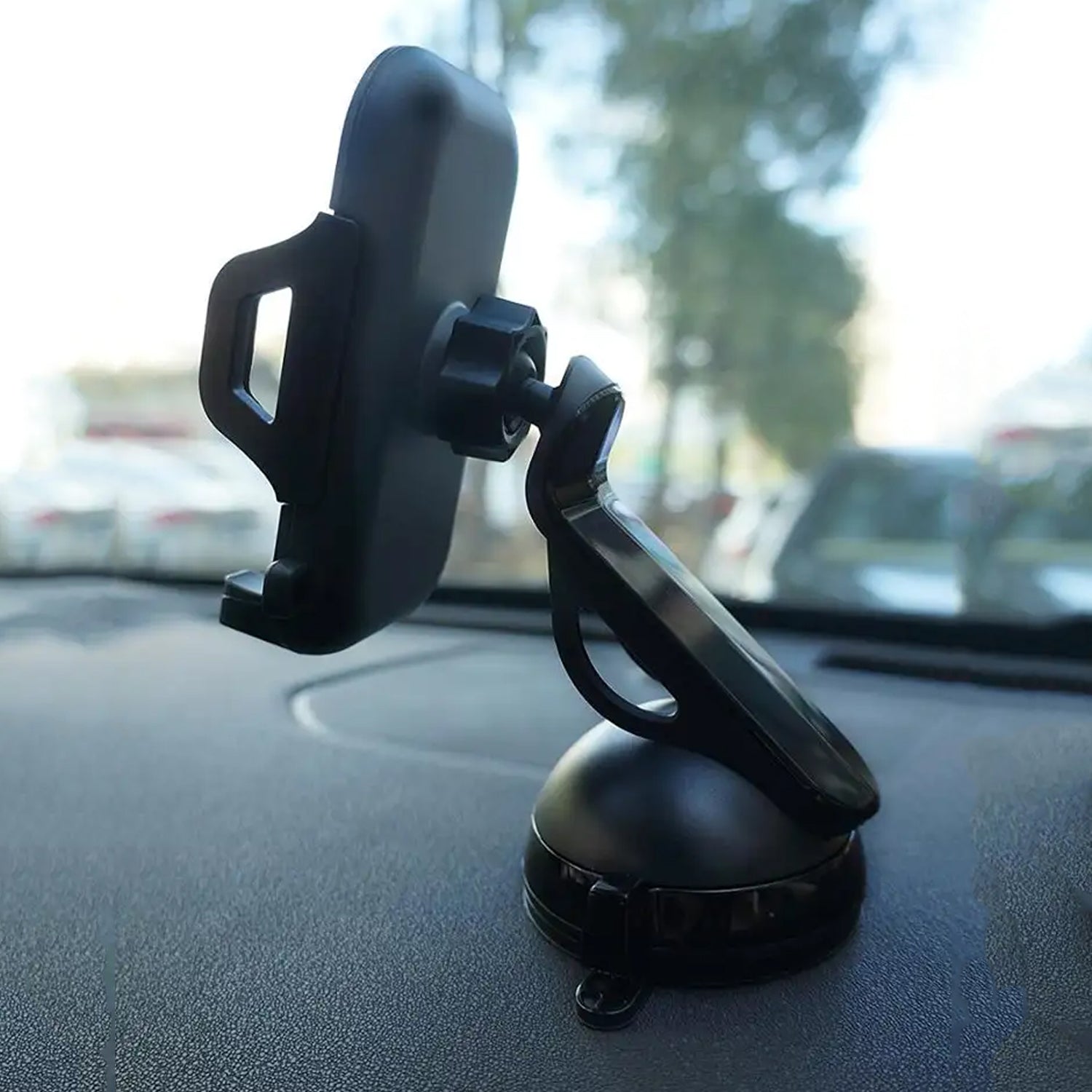 03_0447b53d-4f1c-4fca-8b78-6ea9de1a76d6.jpg Car Dashboard Mobile Phone Holder – 3-in-1 Adjustable Smartphone Mount - Front View by Nari Haat, Indian ethnic wea...