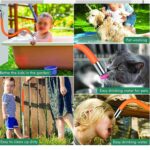 Flexible Water Tap Extender, 360° Bending Faucet Extension Tube with Connector (18cm) - Back View by Nari Haat, Indi...