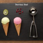 Stainless Steel Premium Quality Ice Cream Serving Spoon Scooper with Trigger Release - Image 5