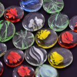 Glass Gem Stone, Flat Round Marbles Pebbles for Vase Fillers, Attractive pebbles for Aquarium Fish Tank. - Image 3
