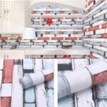 DIY 3D Self Adhesive Wallpaper Decal for Home Office Living Room Hall Kitchen - Sleeve Design by Nari Haat, Indian et...