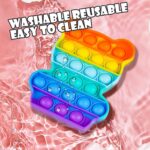 Bear  It Fidget Toys  Stress Relief Rainbow Toy ( 1 pcs ) - Full Detail by Nari Haat, Indian ethnic wear, women cloth...