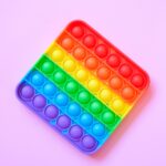 Square it Toy Special Needs Silicone Stress Relief Toy For Kids & Adult All Use Toy - Back View by Nari Haat, Indian ...