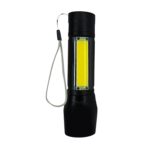 Mini Search Rechargeable LED Long Range Flashlight Emergency Light Torch - Neckline Detail by Nari Haat, Indian ethni...