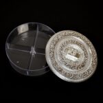 Round Smiley Multi Purpose 4 Compartment Box For Home & Kitchen Use - Neckline Detail by Nari Haat, Indian ethnic wea...