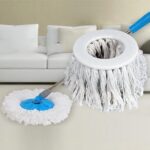 Microfiber Spin Mop Head – Round Shape Standard Size Refill for All Mop Types