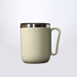 Ganesh Stainless Steel Coffee Mug with heat resistant mug lid. Approx 400Ml mug - Full Detail by Nari Haat, Indian et...