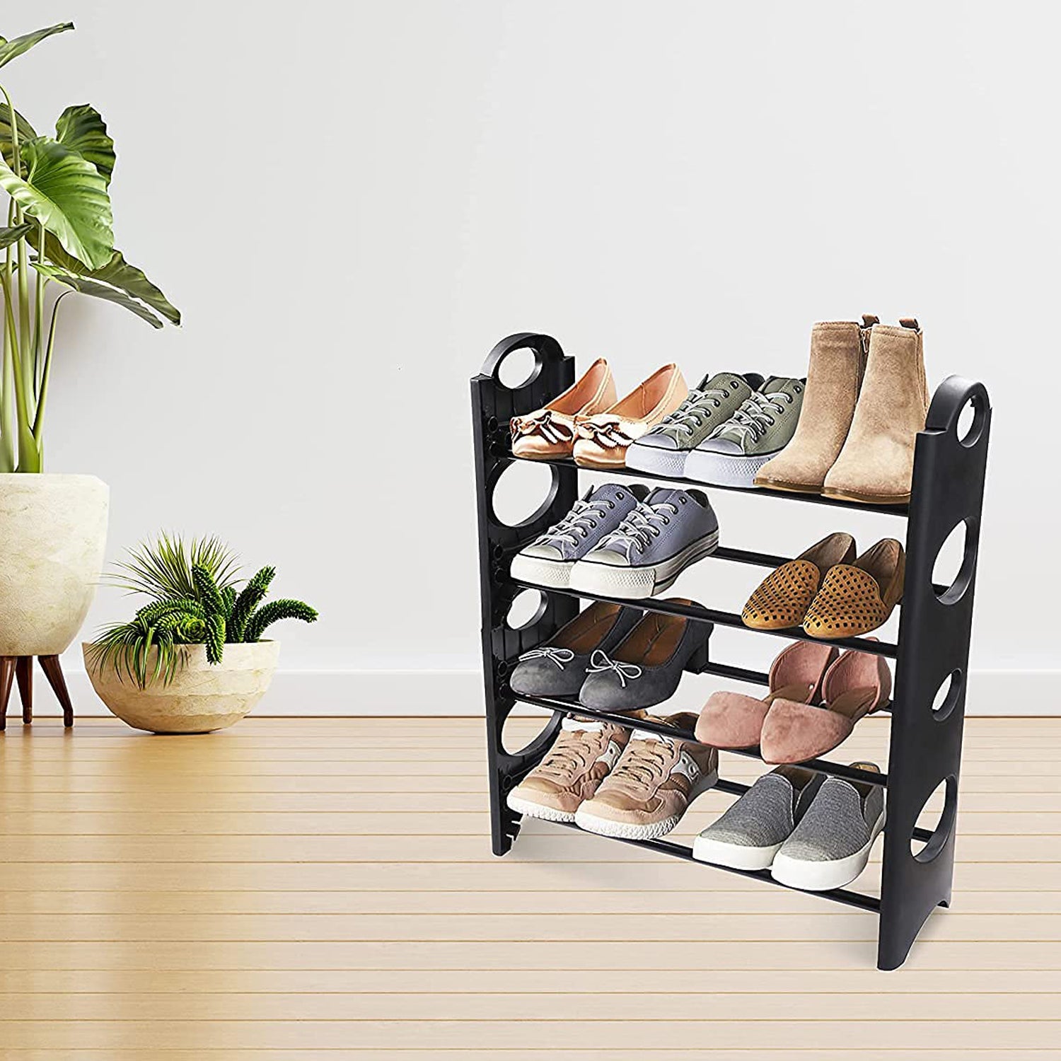 4 Shelves Shoe Rack for Home