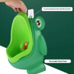 Cute Frog Standing Potty Training Urinal for Boys - Toilet with Funny Aiming Target - Fabric Detail by Nari Haat, Ind...
