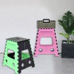 1pc 18inch Folding Stool Adults and Kids, Also For Kitchen Stepping With (Brown Box) - Full Detail by Nari Haat, Indi...