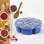 Versatile Kitchen Masala Box with Unique Design - Closeup Embroidery by Nari Haat, Indian ethnic wear, women clothing...