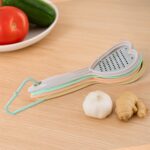 Heart Grater Set and Heart Grater Slicer Used for Grating and Slicing of Fruits, vegetables - Back View by Nari Haat,...