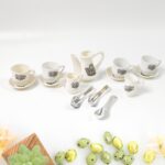 Tickles Tea toy Set | Coffee Kitchen Plastic Set (14 Pcs / Mix Size & Design) - Full Detail by Nari Haat, Indian ethn...