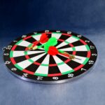 Big Size Foldable Dart Board with 4 Darts Indoor Sports Kids Game Board Set Portable - Front View by Nari Haat, India...