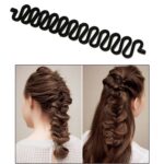 Fishbone Bun Maker Hair Tool for Women for Easy Hairstyling at Home & Parlours - Full Detail by Nari Haat, Indian eth...