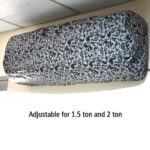 Stretchable Mix-Design AC Cover – Dust, Insect & Corrosion Shield (Mix Design) - Closeup Embroidery by Nari Haat, I...