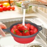 Foldable Silicone Colander for Fruit & Veggies - Image 5